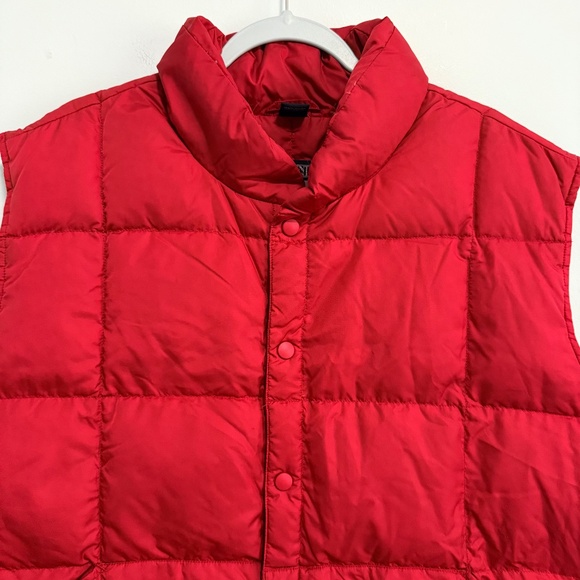 Lands’ End Men’s Goose Down Red Vest Size XL - Picture 2 of 10
